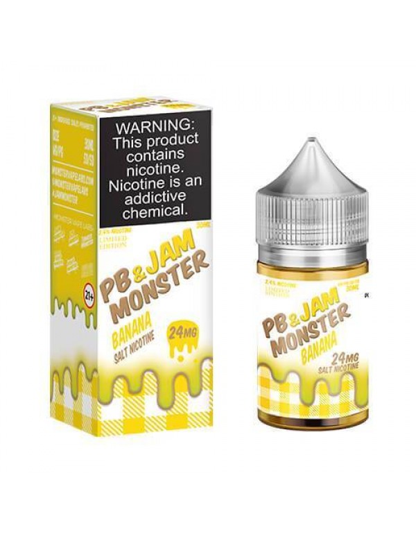 Jam Monster Synthetic Salt - PB & Banana Jam