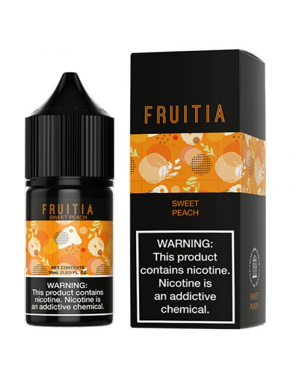 Fruitia eJuIce Synthetic Salts - Sweet Peach Soda