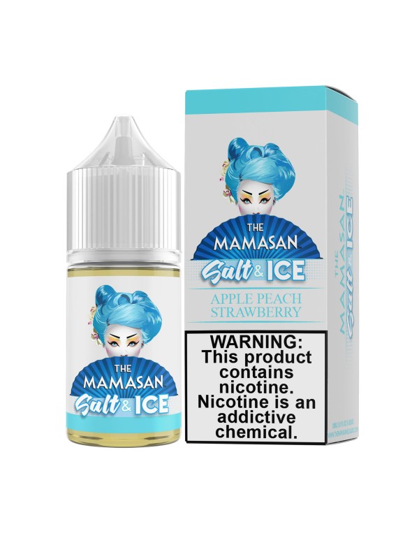 Mamasan Salt Ice, Apple Peach Strawberry