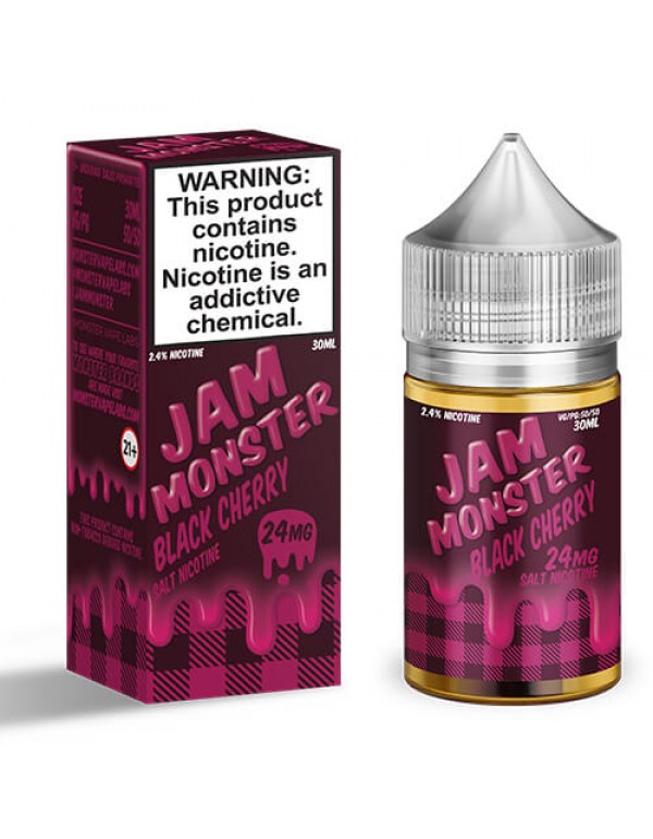 Jam Monster Tobacco-Free Salts - Black Cherry