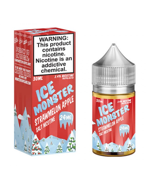 Jam Monster Ice Salt - Strawmelon Apple Ice