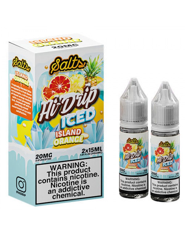 Hi-Drip Salts - Iced Island Orange