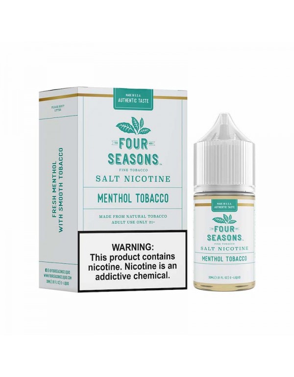 Four Seasons Salts, Menthol Tobacco