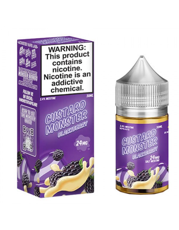 Custard Monster Salt - Blackberry